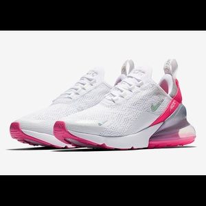 White/ Pink Nike Air Max 270